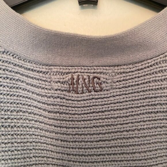 MNG BASICS - SWEATER KNIT DEEP V-NECK VEST - Picture 4 of 5